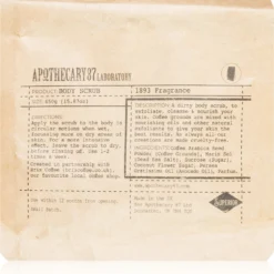Apothecary 87 1893 Body Scrub