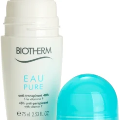 Biotherm Eau Pure 48h Antiperspirant -Teint Lisse Soldes Magasin biotherm eau pure 48h antiperspirant anti transpirant roll on effet 48h