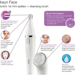 Braun Face SE800 -Teint Lisse Soldes Magasin braun face se800 epilateur avec une brosse nettoyante visage 7