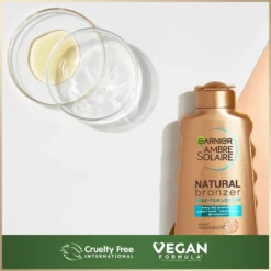 Garnier Ambre Solaire Natural Bronzer -Teint Lisse Soldes Magasin garnier ambre solaire natural bronzer lait teinte pour un bronzage progressif 3