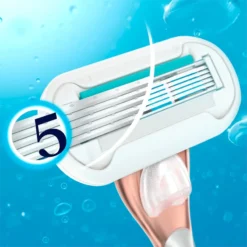 Gillette® Gillette Venus Deluxe Smooth Sensitive Rosegold -Teint Lisse Soldes Magasin gillette venus deluxe smooth sensitive rosegold rasoir tete de rechange 3