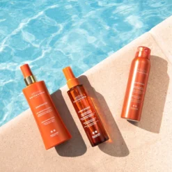 Institut Esthederm Sun Care Oil -Teint Lisse Soldes Magasin institut esthederm sun care oil huile solaire corps et cheveux moyenne protection solaire