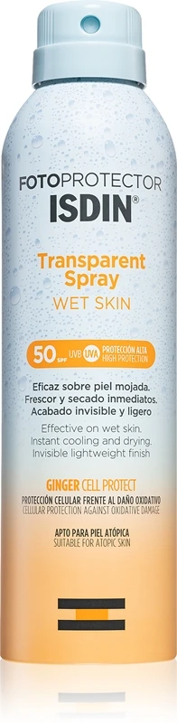 ISDIN Transparent Spray Wet Skin 1 ISDIN Transparent Spray Wet Skin