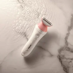 Philips SatinShave Wet & Dry BRL146/00 -Teint Lisse Soldes Magasin philips satinshave wet dry brl146 00 rasoir feminin 5