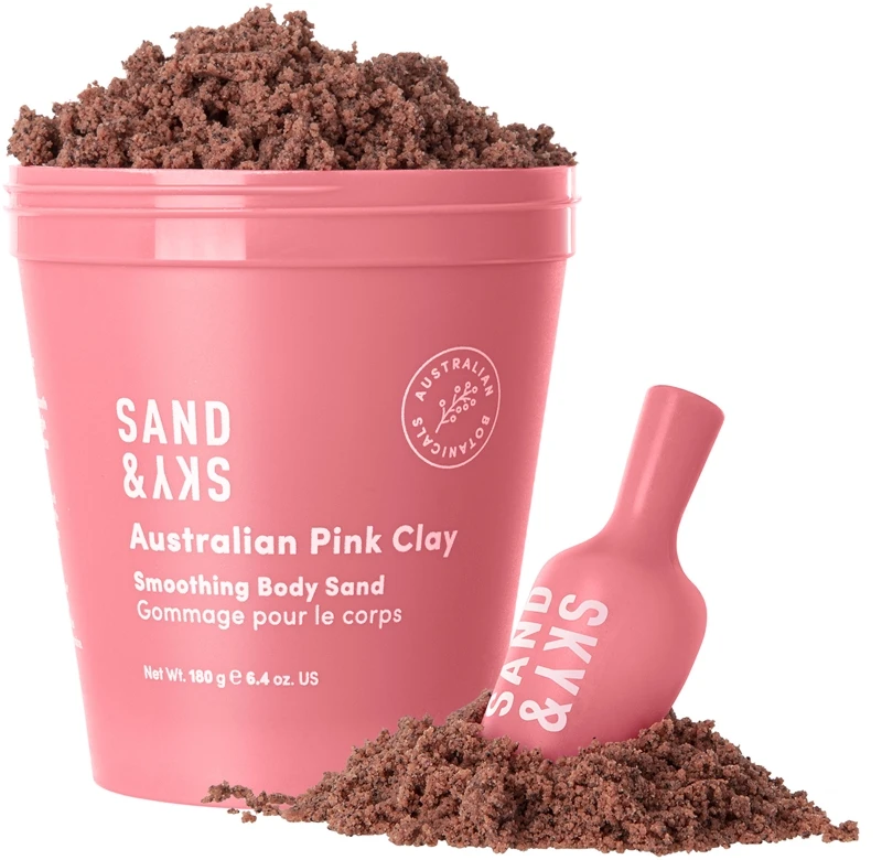Sand & Sky Australian Pink Clay Smoothing Body Sand 5 Sand & Sky Australian Pink Clay Smoothing Body Sand – Image 5
