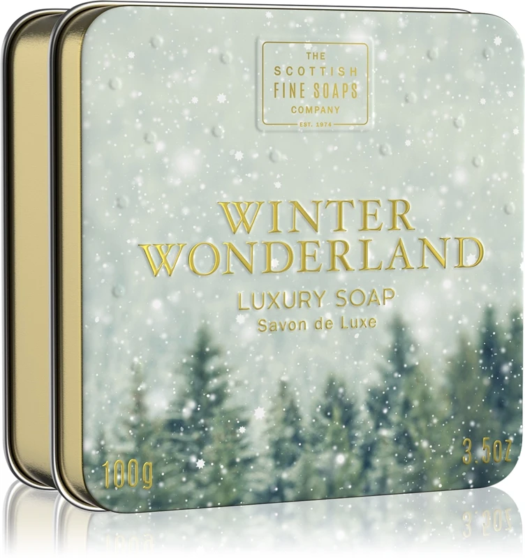 Scottish Fine Soaps Winter Wonderland Luxury Soap 1 Scottish Fine Soaps Winter Wonderland Luxury Soap